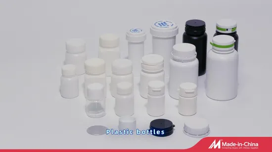 Medicine Plastic Packaging Childrenproof Pet HDPE White Clear Black 15ml/20ml/30ml/100ml Pill Plastic Bottle Capsule Container Pill Bottle for Pharmaceutical