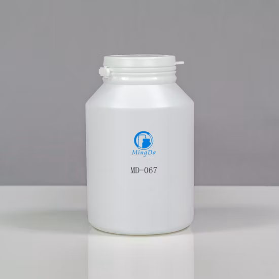HDPE Sloping Shoulder Tamper Evidence Plastic Medicine Pill Tablets Packaging Round Tearing Bottle 275ml Dongguan Factory