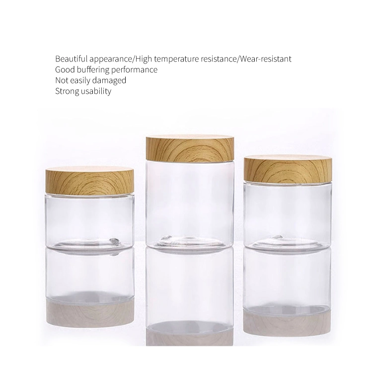 60ml 140ml 200ml 240ml 450ml Pet Plastic Transparent Face Cream Jar