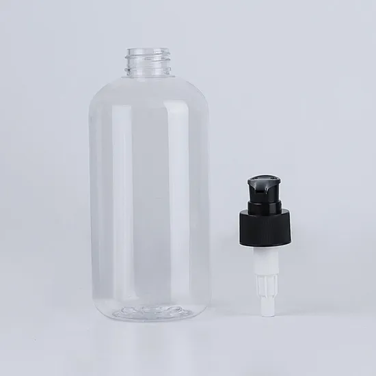 100ml Green Lotion Pump Square Empty Pet Plastic Bottle for Shampoo