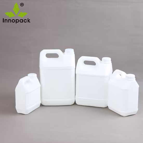 1.2-12.5L Capacity Square HDPE Plastic Bottle