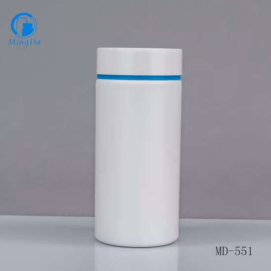 HDPE Cylindrical Probiotics Products 300 500 750 Ml Bottle