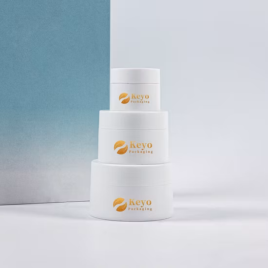 50g 100g White Color Face Cream Bottle PP Plastic Double Wall Container Face Cream Bottle Jar