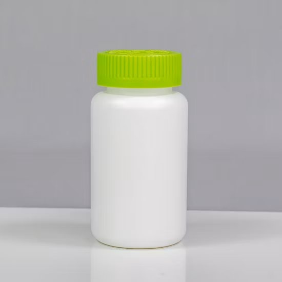 HDPE 200ml Food Grade Round Plastic Bottle