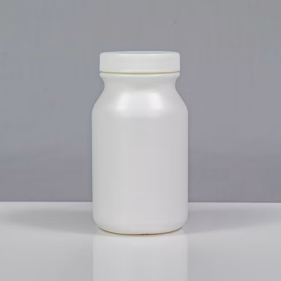 Wholesale Packaging Hot Sale Matte Skin White Jar High Density Medicine Grade Dietary Supplement Food Grade Irregular Shaped Container 60ml HDPE Plastic Bottle