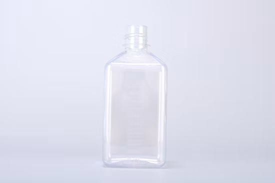 Laboratory Equipment Supplies Sterile Pet PETG Cell Culture Flask Media Bottle Blood Serum Square Bottle