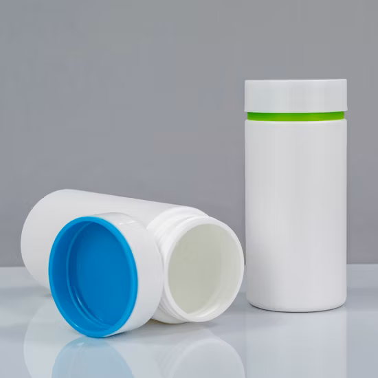 HDPE 135ml Cylindrical Chewable Tablets Plastic Bottle