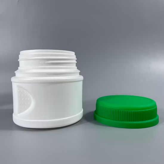250ml HDPE Plastic Wide Mouth Sports Protein Powder Jar