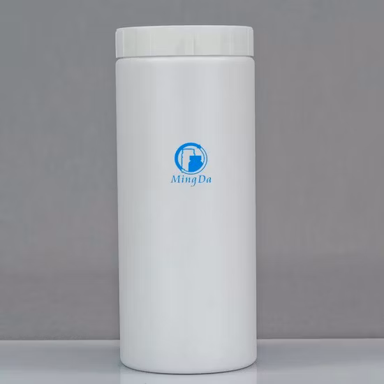 Wide Mouth HDPE Cylindrical Bottle Medicine Plastic Bottle with Plastic Cap