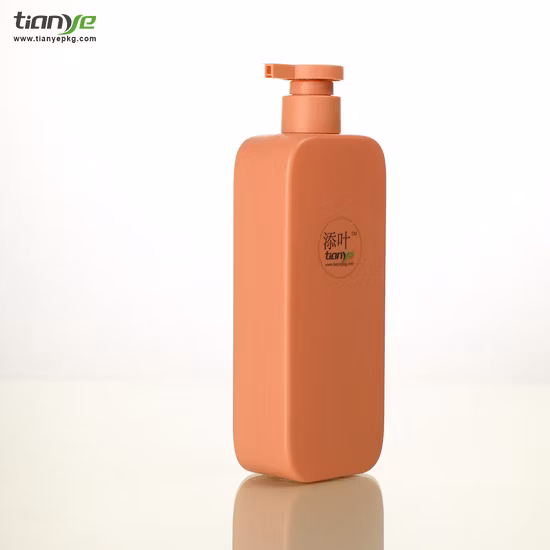 450ml Square HDPE Bottle with Pump and PCR Material Is Possible