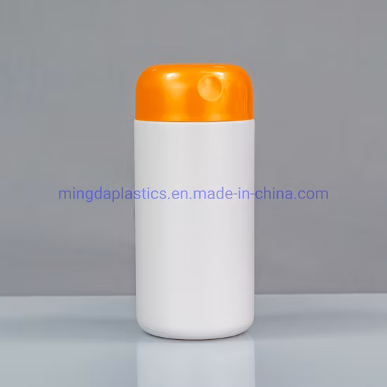 HDPE 225ml Cylindrical Plastic Bottle (MD-847)